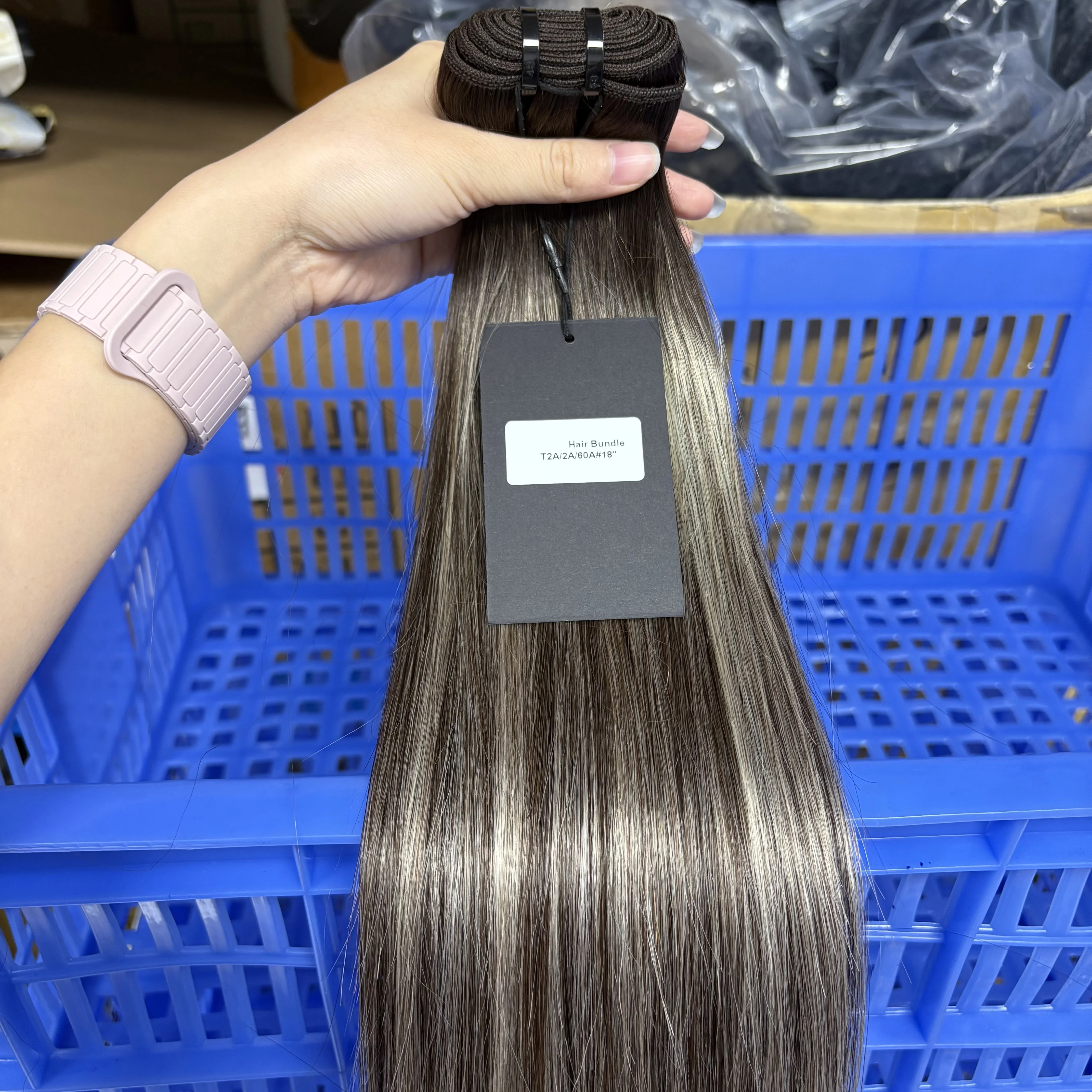 100g/Bundle Straight Human Hair Bundles 15A 100% Raw Vietnamese Human Hair Weft Unprocessed Hair Extensions for Women