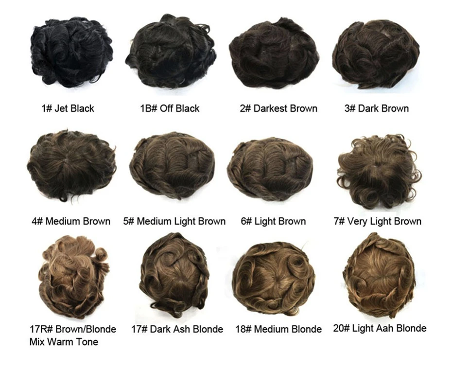 Men's 100% Human India Hair Toupee 8x10 Inch Top Swiss Lace Front with Natural Thin Skin 6 Inch Length Hair Base Stock