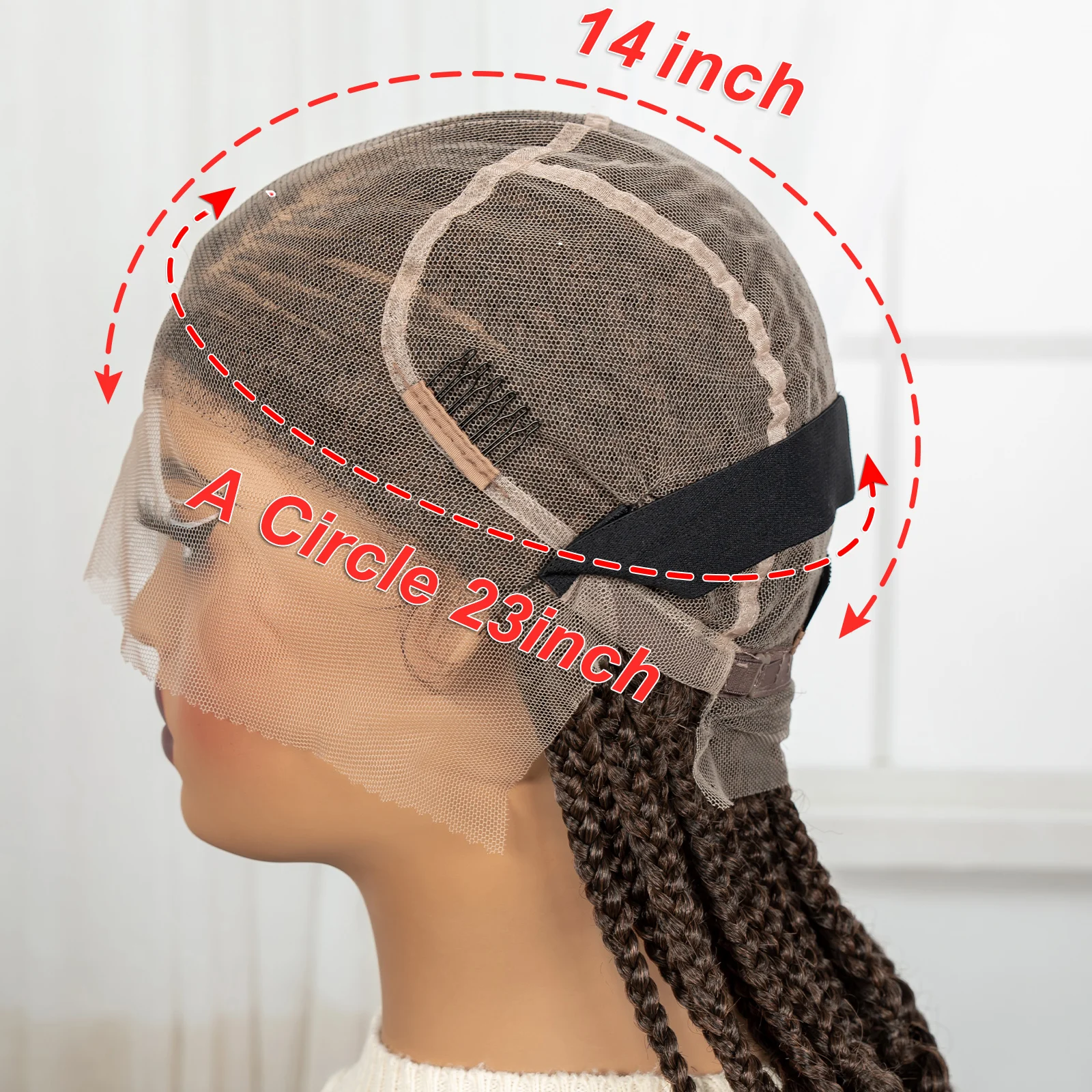 Short Ombre Cornrow Braided Wigs 14inch Synthetic Full Lace Kontless Braided Wigs Lace Frontal Braided Lace Wigs for Black Women