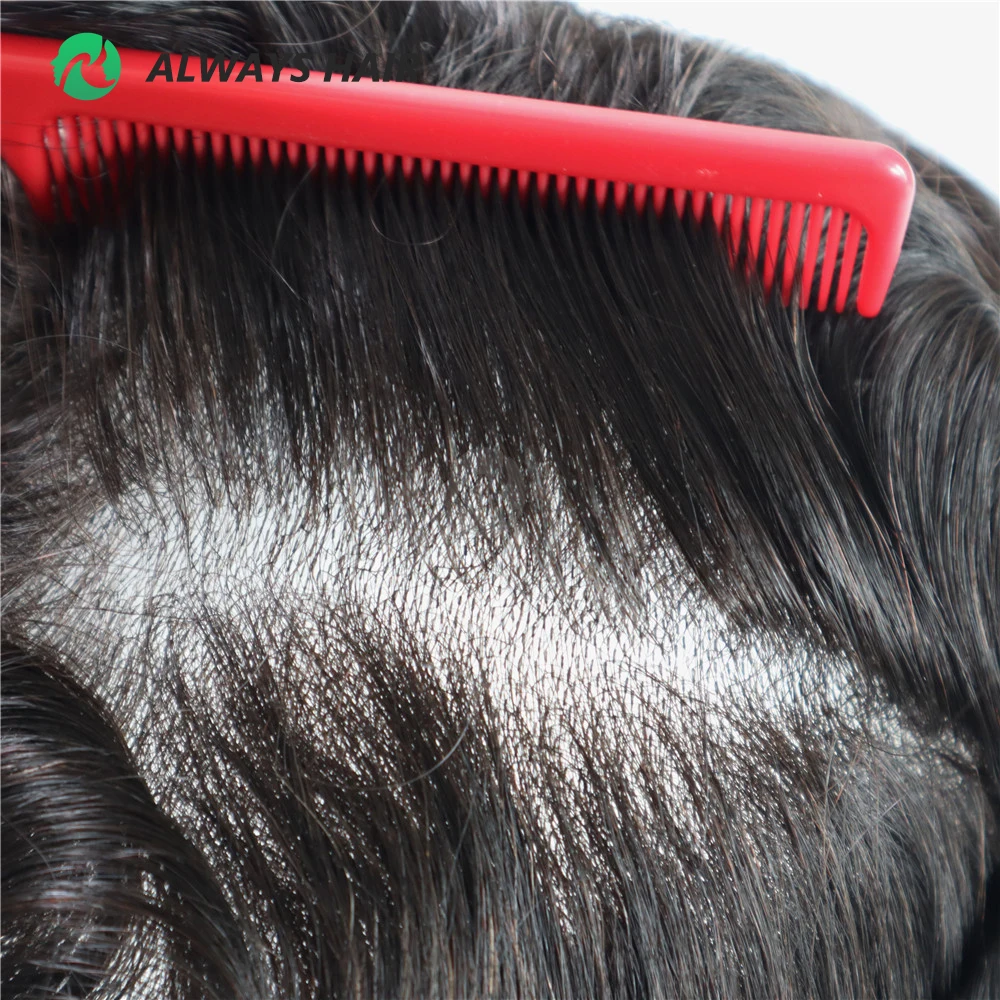 OS25 - Undetectable Mens Toupee Super Thin Skin Hair Replacement System for Men Natural Hairline Wig Man