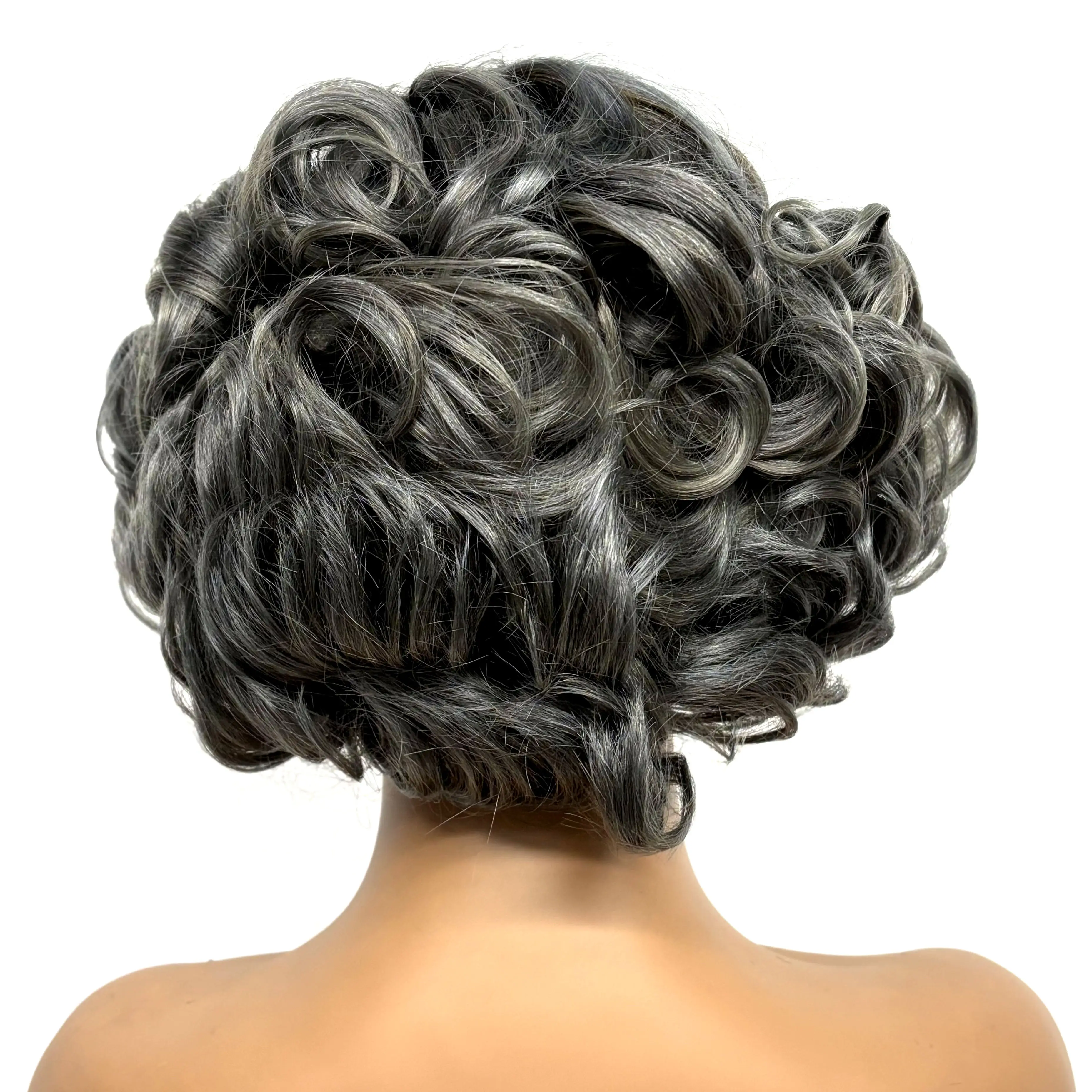 12inch 5x5 Transparent Lace Closure Blonde 613# Loose Wave Human Hair Wigs 280% Density Short Bouncy Curly Bob Wigs for Women