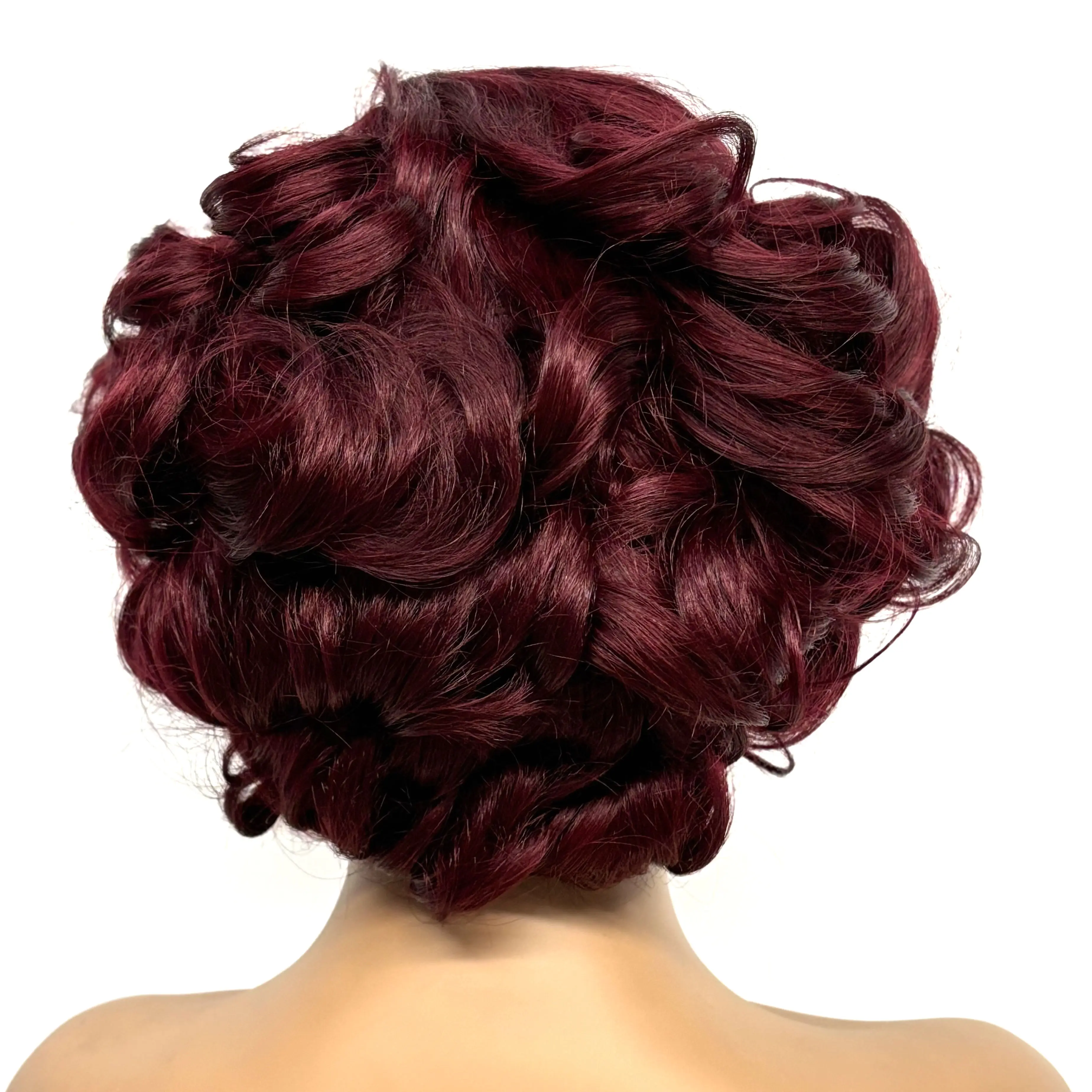 12inch 5x5 Transparent Lace Closure Blonde 613# Loose Wave Human Hair Wigs 280% Density Short Bouncy Curly Bob Wigs for Women