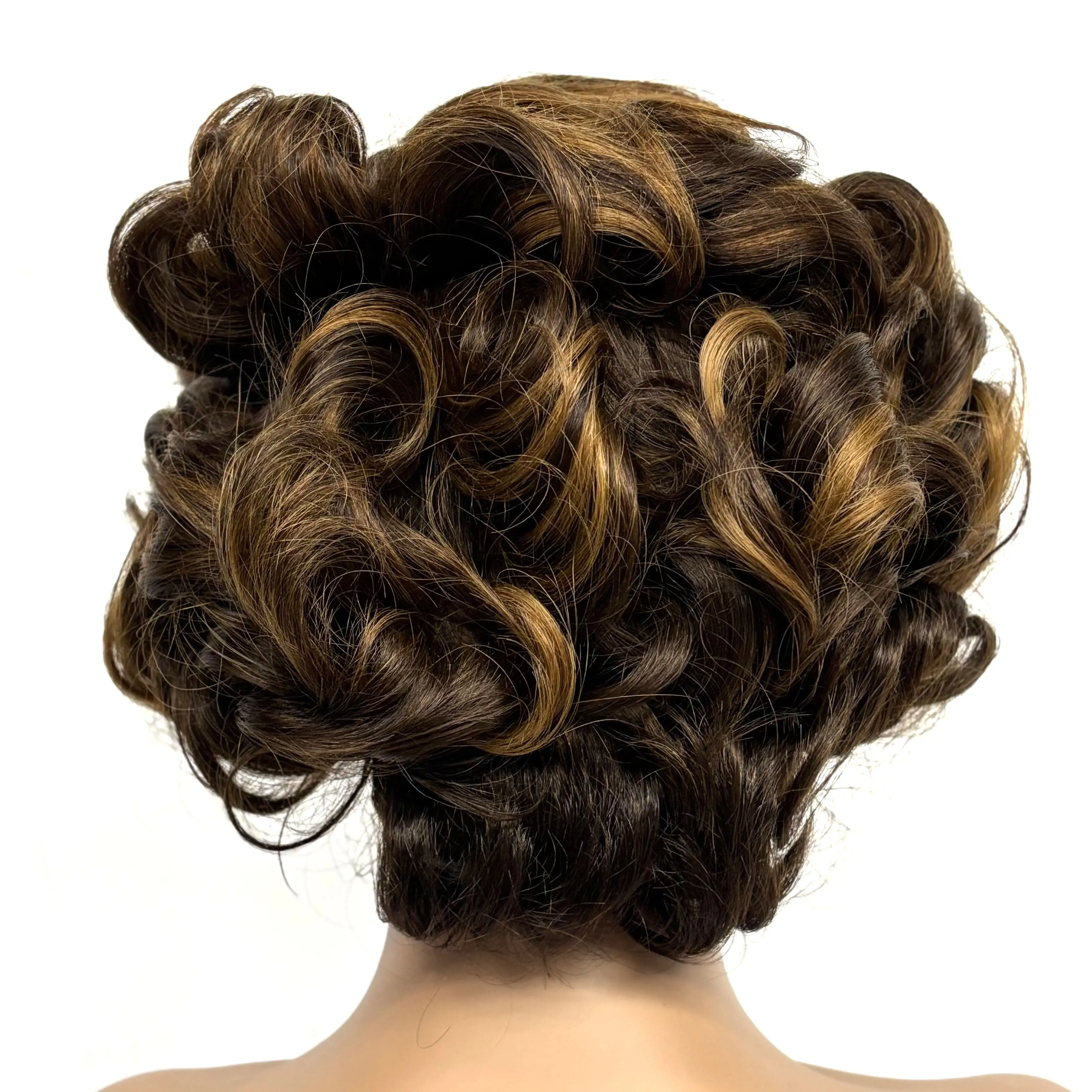 12inch 5x5 Transparent Lace Closure Blonde 613# Loose Wave Human Hair Wigs 280% Density Short Bouncy Curly Bob Wigs for Women