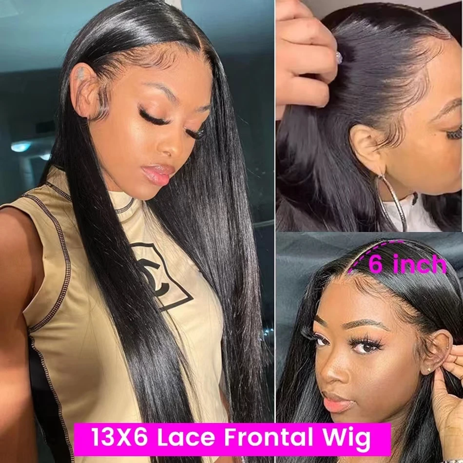 36 42 Inch Straight Lace Front Wigs Human Hair 360 Full Lace Wigs For Women Brazilian Pre Plucked 13x4 13x6 Hd Lace Frontal Wig