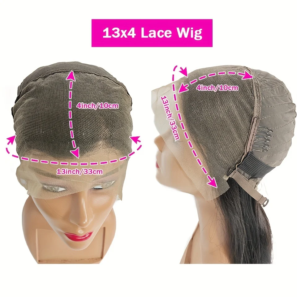 Deep Wave Women Brown Human Hair Bob Wig HD Lace Frontal With Preplucked Hairline 13x4 Lace Base Bob Wigs