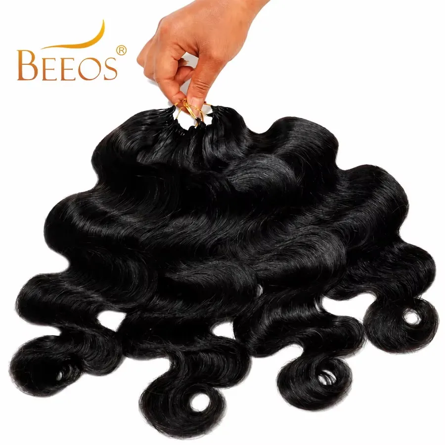 12A Knotless Pre Separated Body Wave Feather Crochet Human Hair 100% Remy Real Hair Extensions For Braiding Twist Feather Line