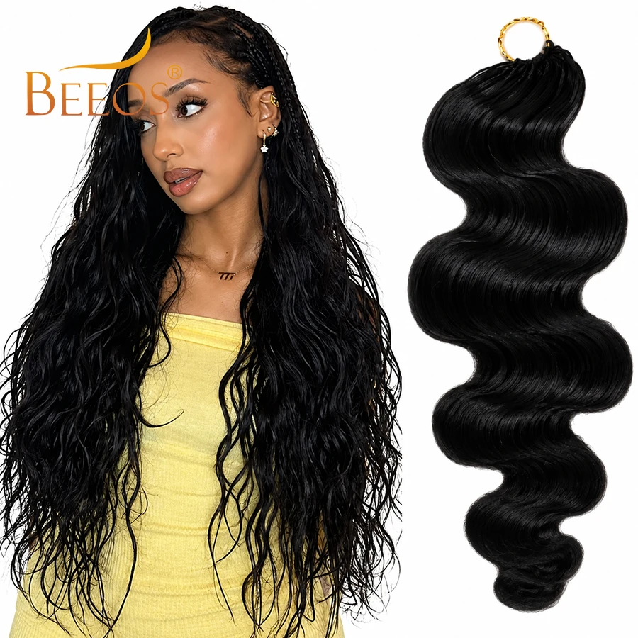 12A Knotless Pre Separated Body Wave Feather Crochet Human Hair 100% Remy Real Hair Extensions For Braiding Twist Feather Line