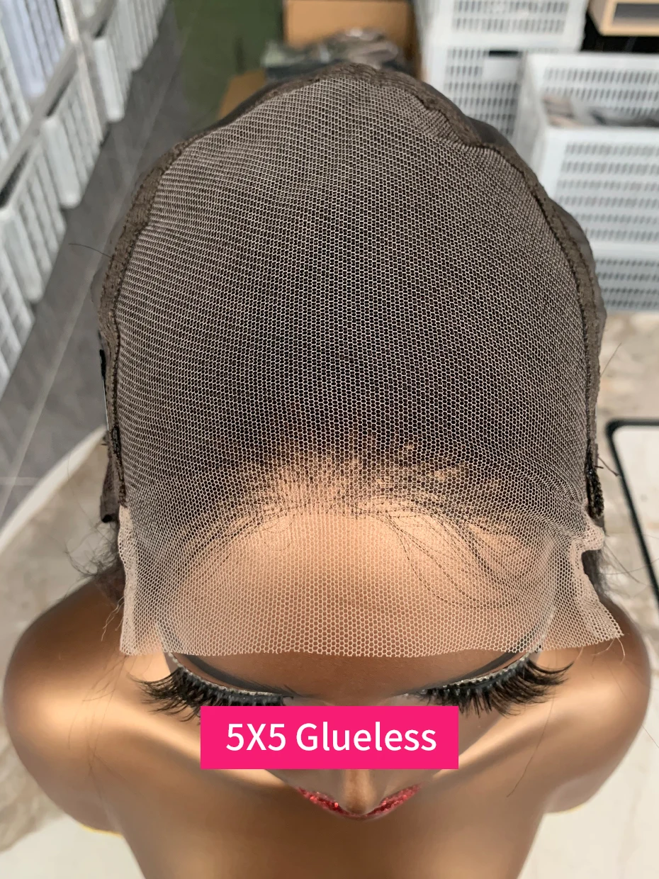 2x6 5x5 Glueless Wig Human Hair Ready to Wear and Go Lace Closure Wigs Vietnamese Bone Straight 250% 300% 13x6 Lace Front Wigs