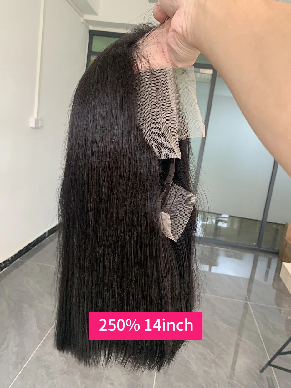 2x6 5x5 Glueless Wig Human Hair Ready to Wear and Go Lace Closure Wigs Vietnamese Bone Straight 250% 300% 13x6 Lace Front Wigs