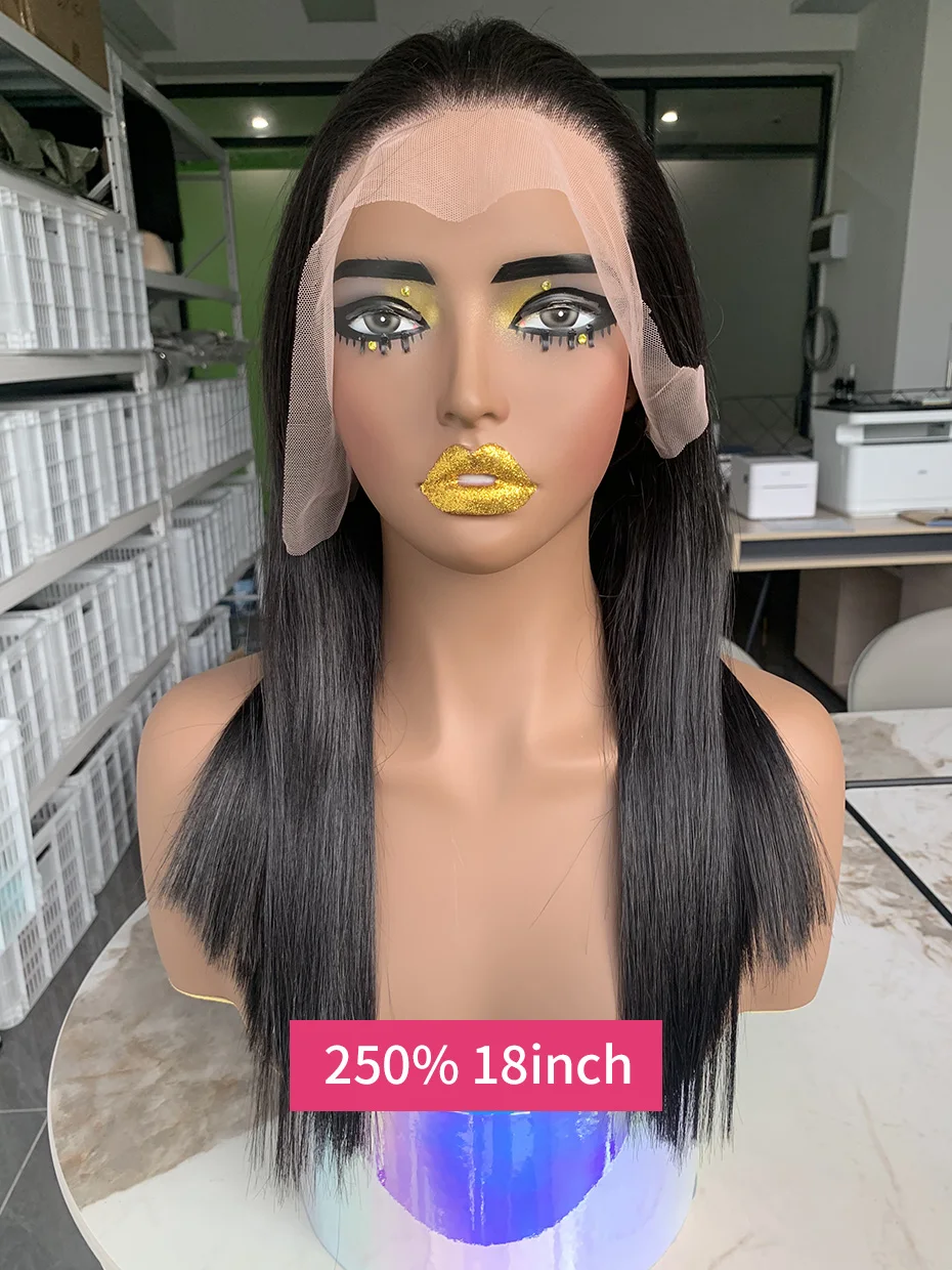 2x6 5x5 Glueless Wig Human Hair Ready to Wear and Go Lace Closure Wigs Vietnamese Bone Straight 250% 300% 13x6 Lace Front Wigs