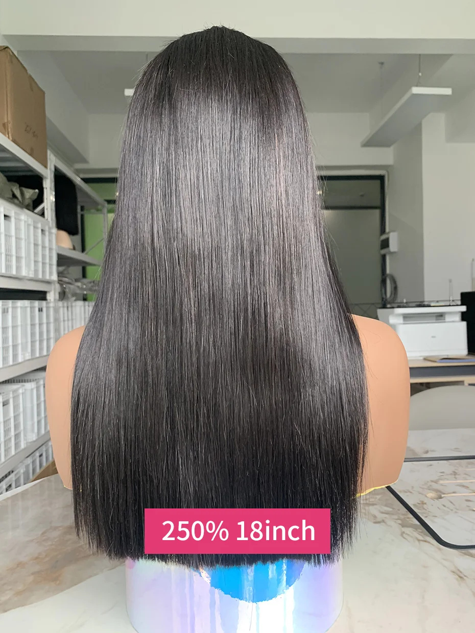 2x6 5x5 Glueless Wig Human Hair Ready to Wear and Go Lace Closure Wigs Vietnamese Bone Straight 250% 300% 13x6 Lace Front Wigs