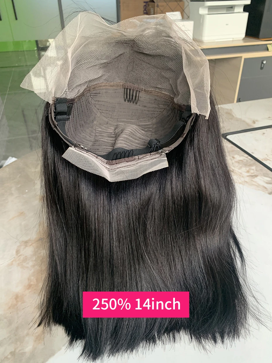 2x6 5x5 Glueless Wig Human Hair Ready to Wear and Go Lace Closure Wigs Vietnamese Bone Straight 250% 300% 13x6 Lace Front Wigs
