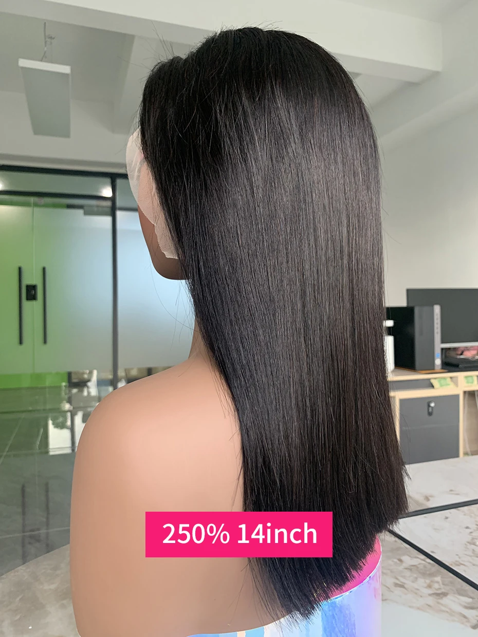 2x6 5x5 Glueless Wig Human Hair Ready to Wear and Go Lace Closure Wigs Vietnamese Bone Straight 250% 300% 13x6 Lace Front Wigs