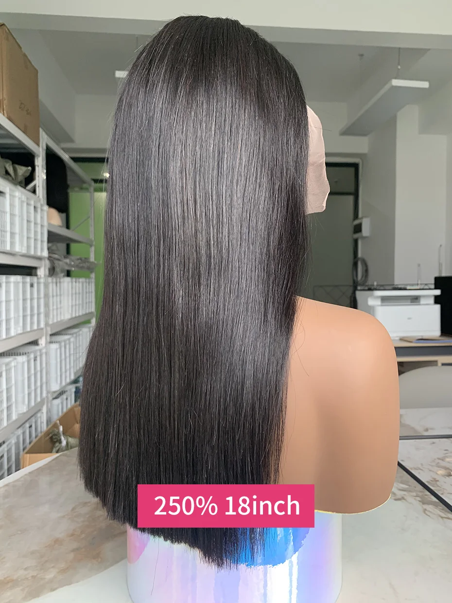 2x6 5x5 Glueless Wig Human Hair Ready to Wear and Go Lace Closure Wigs Vietnamese Bone Straight 250% 300% 13x6 Lace Front Wigs