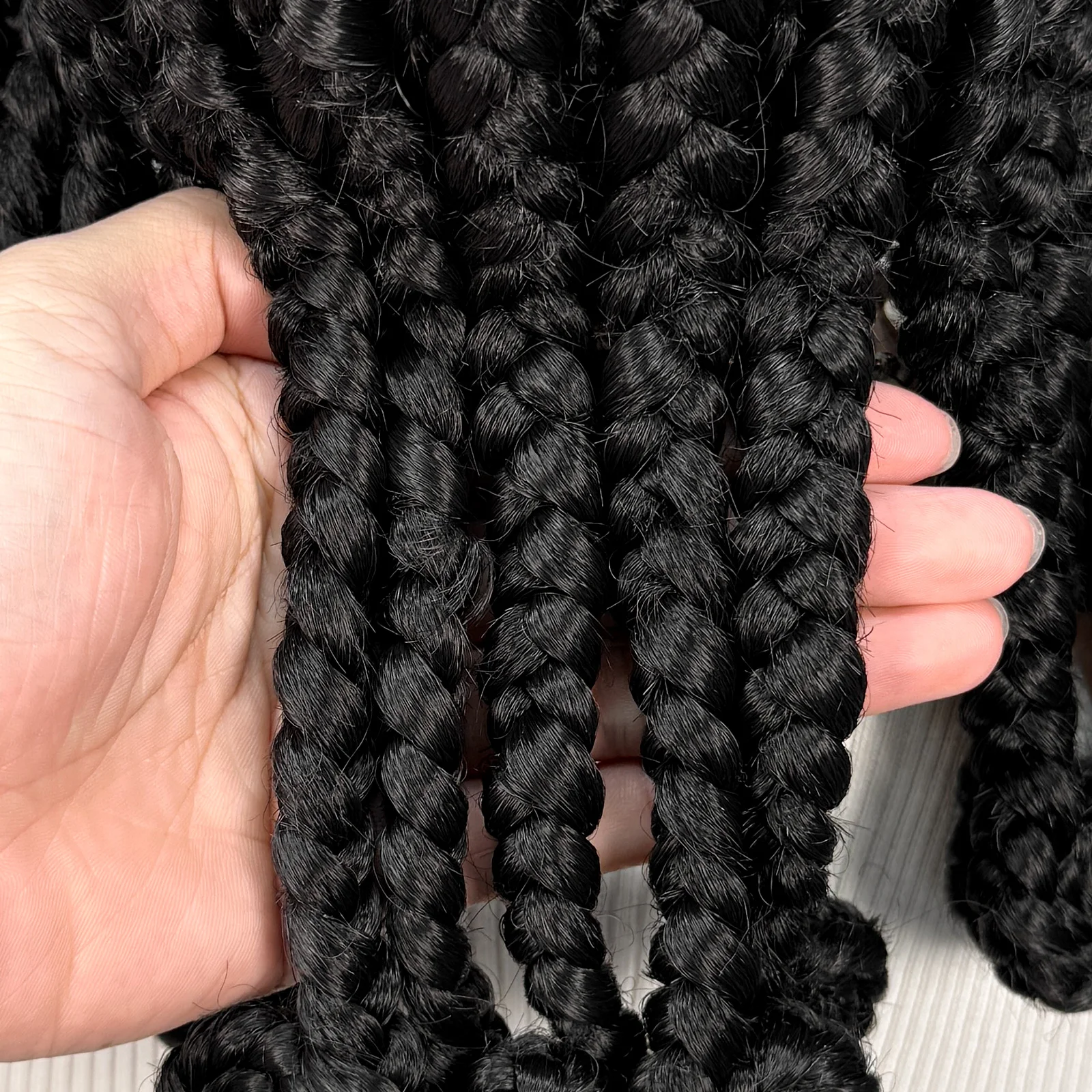 Handmade Synthetic Bantu Braiding Wigs Full Lace Natural Cornrow Braided Wigs for Black Women 16inch African Braids Hair Wigs