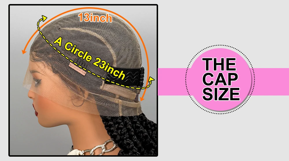 Handmade Synthetic Bantu Braiding Wigs Full Lace Natural Cornrow Braided Wigs for Black Women 16inch African Braids Hair Wigs