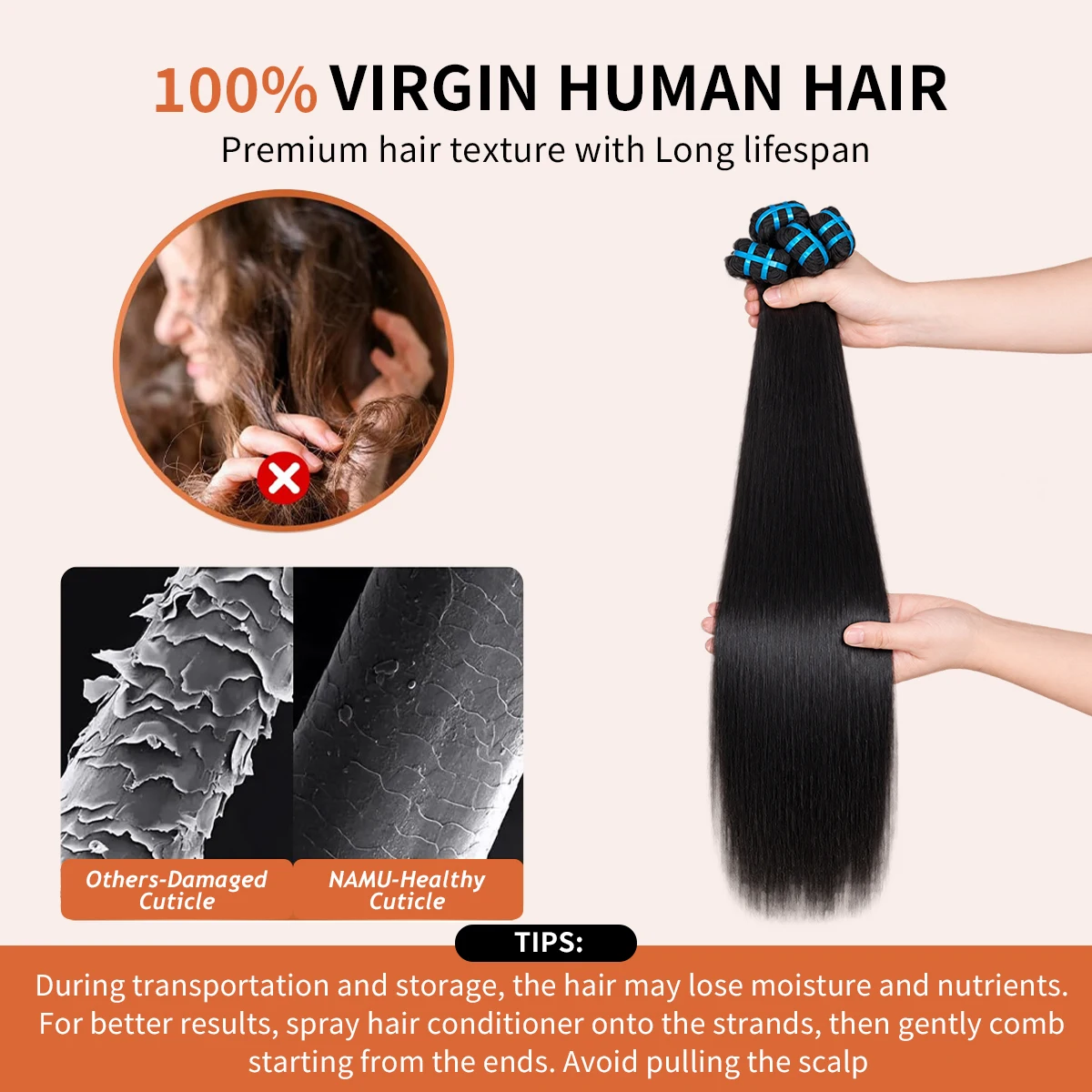 18A High Quality Straight Human Hair Bundles 100% Unprocessed Vietnamese Raw Virgin Hair 1/3/4 Pcs Bundles Hair Extensions