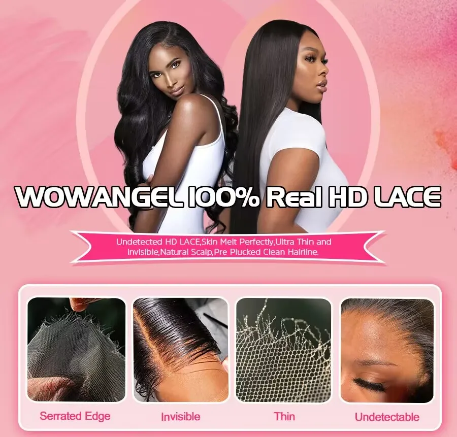 Pre Cut Lace Wig 99J Burgundy 13x6 HD Lace Frontal Human Hair Wig 30inch Straight Wigs Melt Skins 250% Red Colored Wig For Woman
