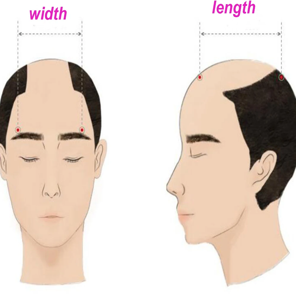 0.04- 0.06mm Natural Hairline Ultra Thin Skin Invisible Mens Toupee Cool Blonde Grey Male Human Hair Capillary Prosthesis System