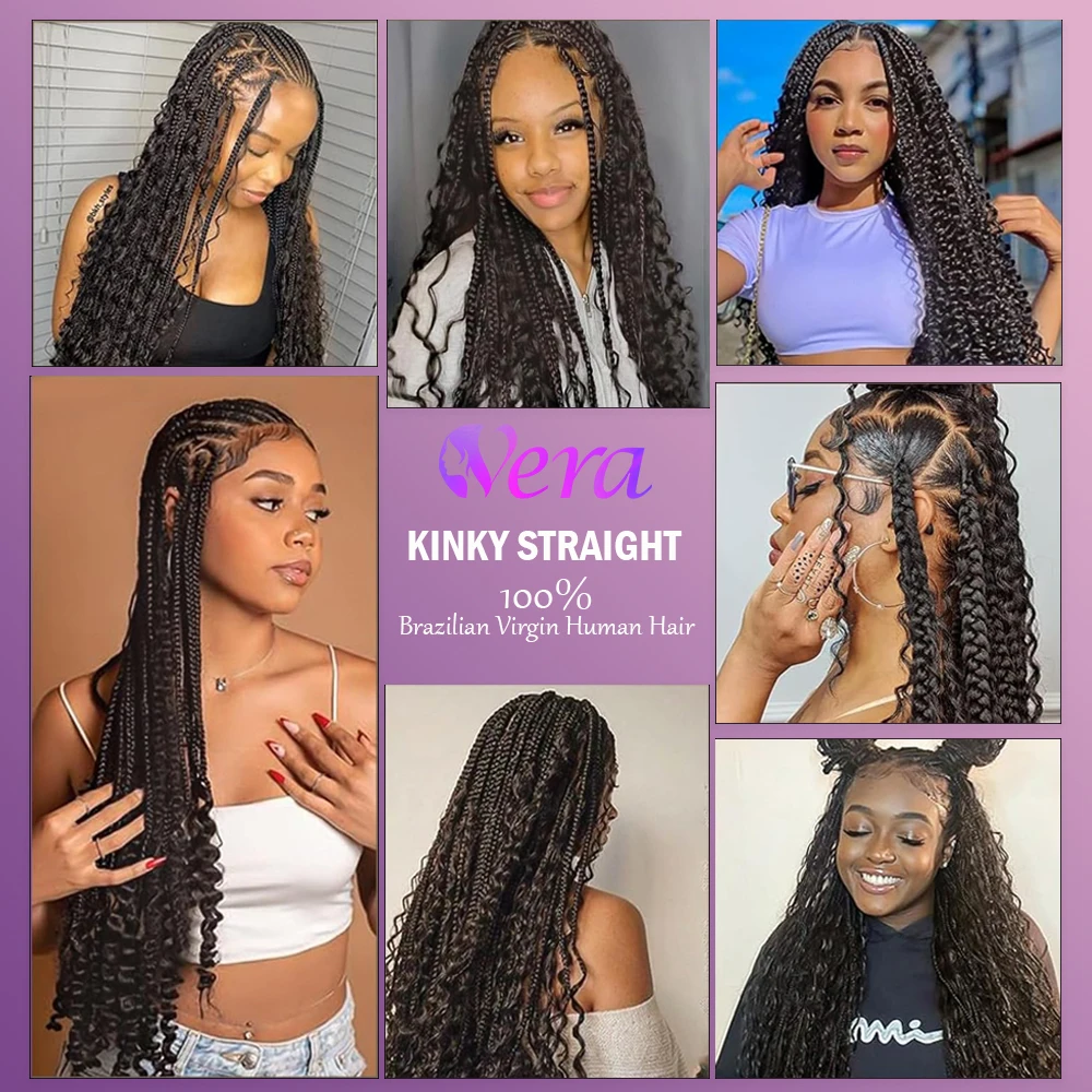 Kinky Straight Hair Bulk For Braiding 100% Real Human Hair No Weft Bundles 100G 150G Bulk Brading Hair Extensions Natural Color