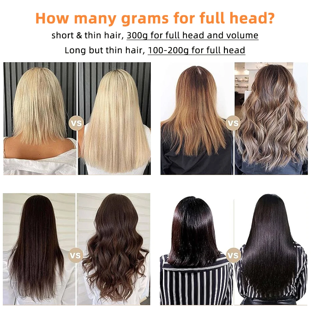 Isheeny Straight Long Tape Weft Hair 12"-22" Invisible PU Skin Weft Human Hair Extensions Natural Inject Hair Bundles 80-100g