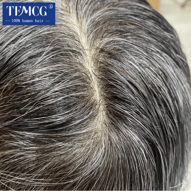 Male Hair Prosthesis 0.03mm Thin Skin Base Men's Capillary Prosthesis Remy Human Hair Men's Wig Replacement System Wigs For Men