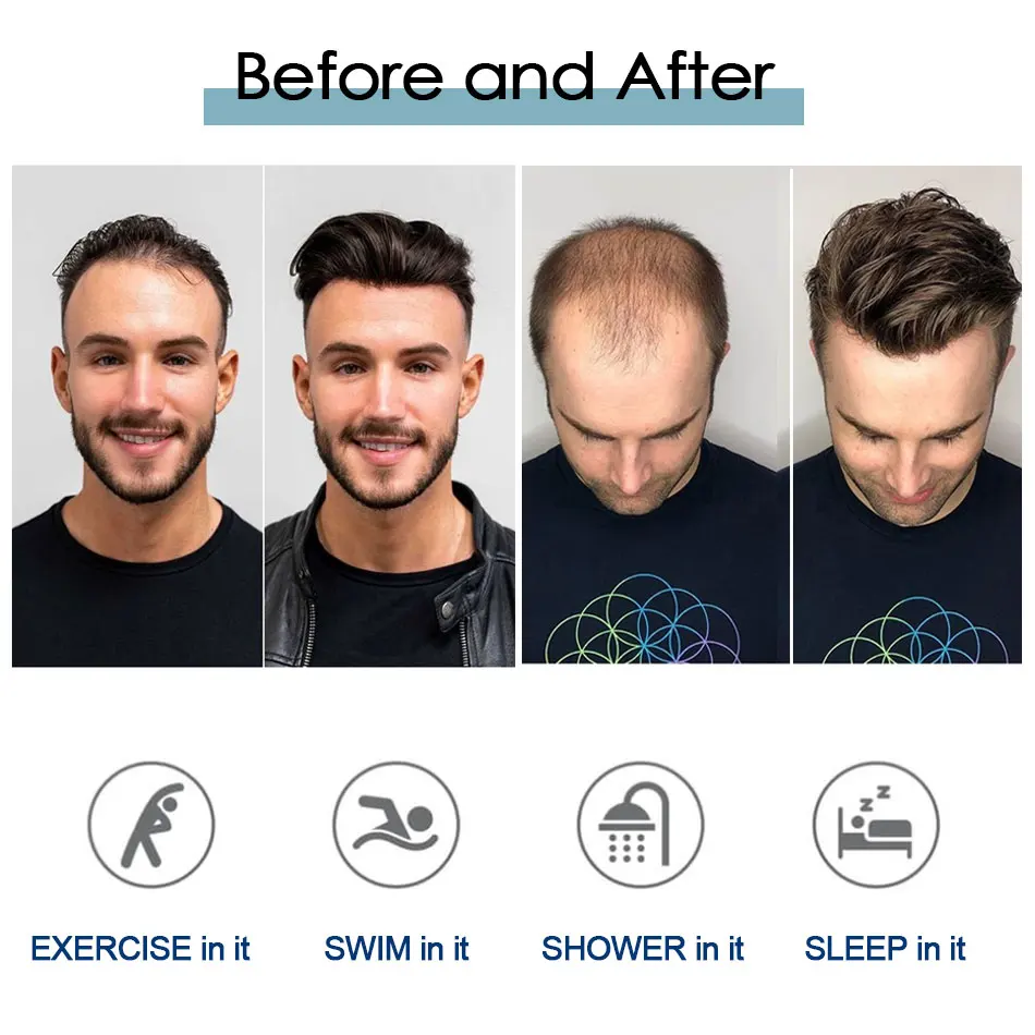 Precut Hairstyle Lace Pu Male Hair Prosthesis Mono Toupee Hair Men Full Lace Hair System For Man Wear And Go Men's Wig Remy Hair