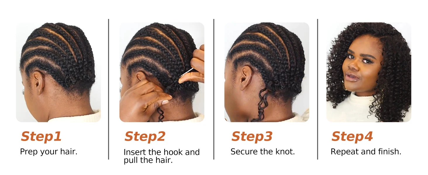 FRIZIRA Chocolate Brown Miracle Knots Crochet Human Hair Crochet Braids Body Wave Feather Crochet Human Hair Extensions