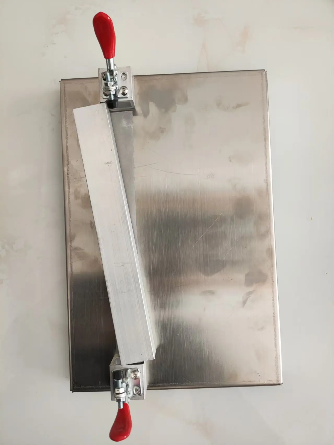 Satinless steel board hair strands holder for making tapes in hair extension and k tips hair extensions