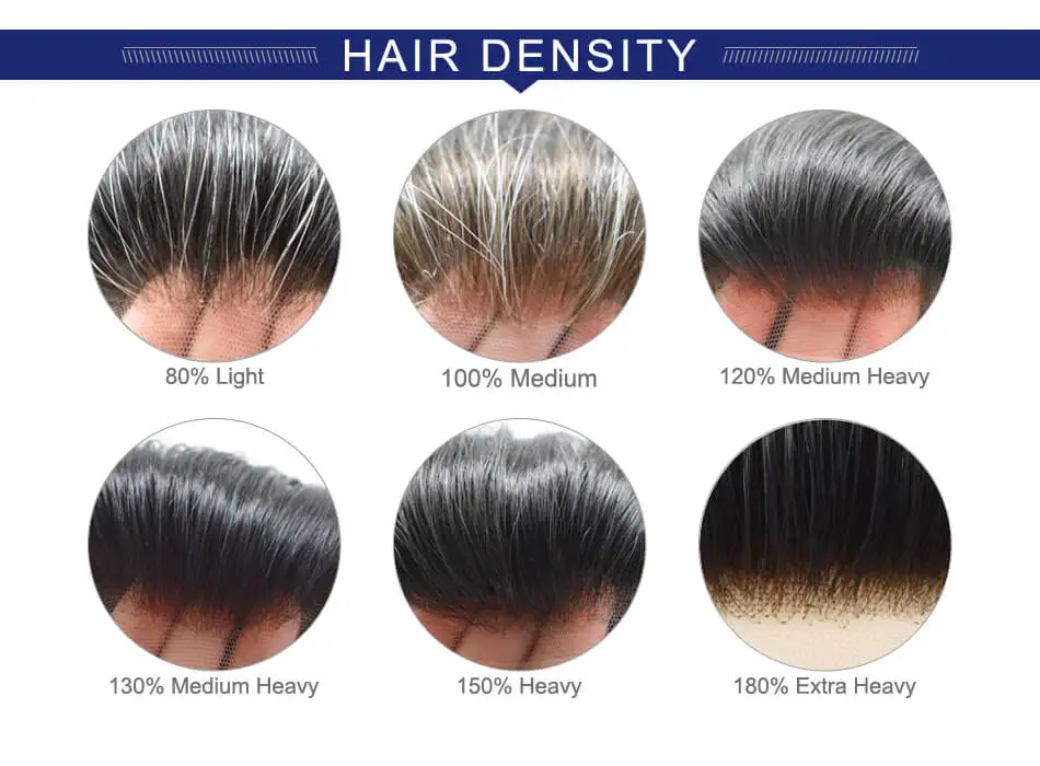 Permier Male Hair Prosthesis Ultra-Thin 0.03mm Skin Wigs for men 6" Men's capillary prothesis Toupee 100% Human Hair Men's Wig