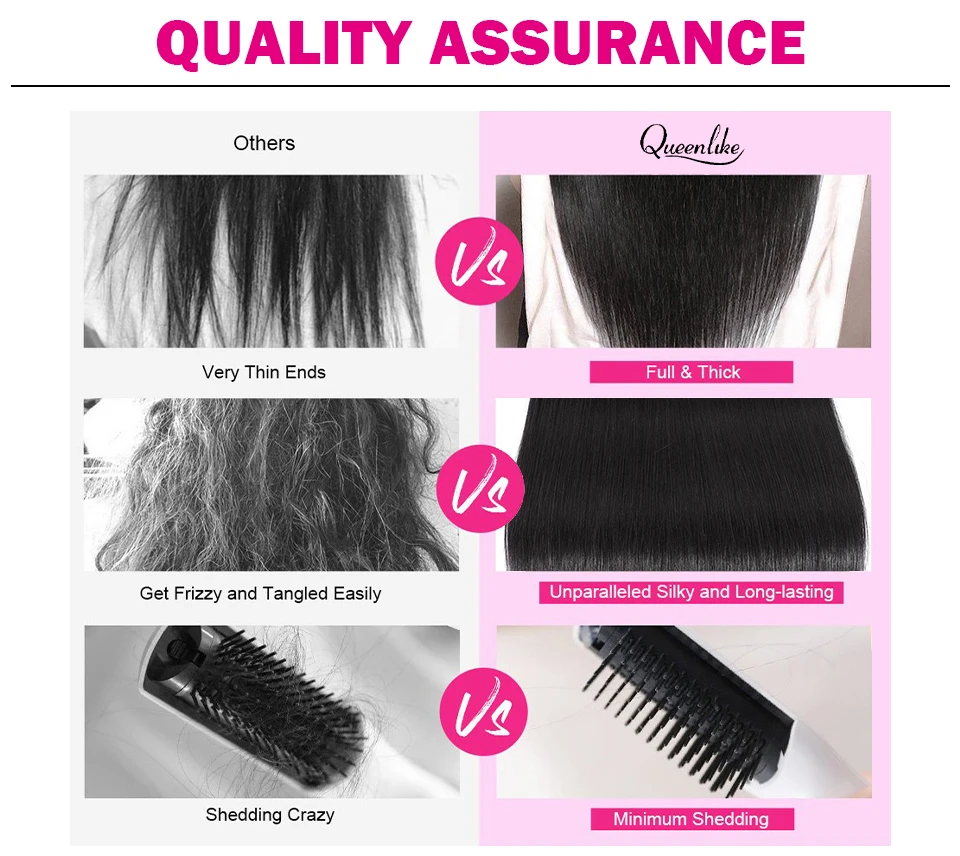 Queenlike Chocolate Brown 4# Color Straight Human Hair Wig 13x4 HD Transparent Lace Front Wig Pre Plucked Natural Hairline Remy Human Hair Wig For Black Women