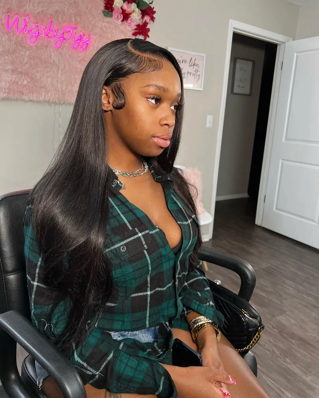 Silky Straight Glueless Wigs Preplucked 13x6 Lace Front Wigs Human Hair Pre Plucked 40 42 Inch Bone Straight Human Hair Wig 300% Density 13x4 HD Lace Frontal Wigs for Women Natural Black Raw Virgin Vietnamese Free Part Invisible Swiss Hd Lace Full Wigs