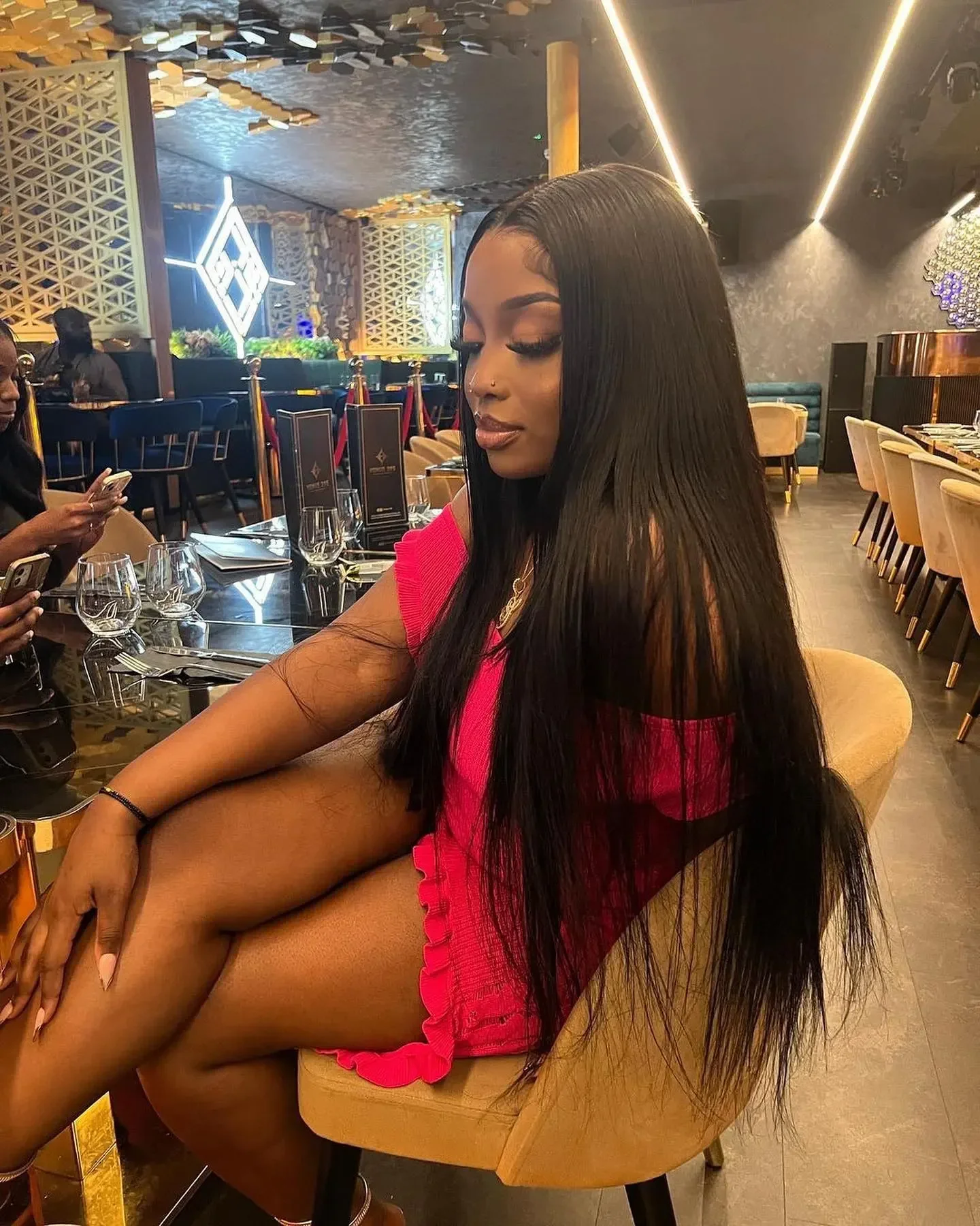 Silky Straight Glueless Wigs Preplucked 13x6 Lace Front Wigs Human Hair Pre Plucked 40 42 Inch Bone Straight Human Hair Wig 300% Density 13x4 HD Lace Frontal Wigs for Women Natural Black Raw Virgin Vietnamese Free Part Invisible Swiss Hd Lace Full Wigs