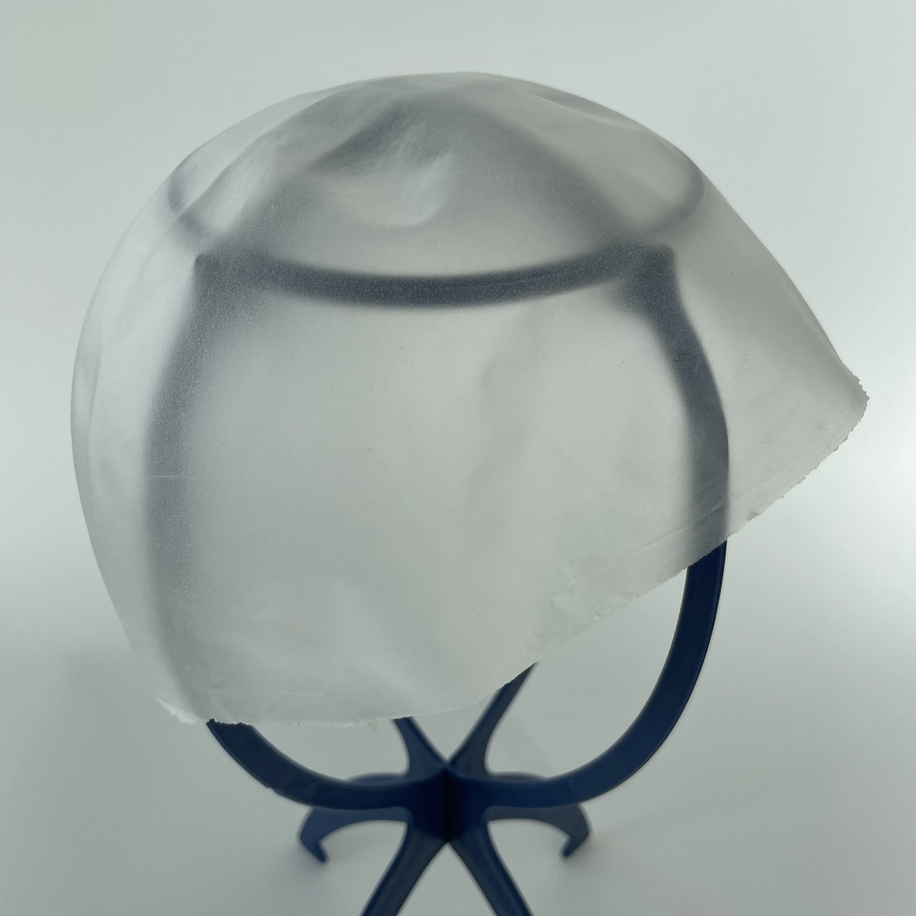 Biofilm Pu Skin Cap for Making Men's Toupee Topper Hair Injection Wigs