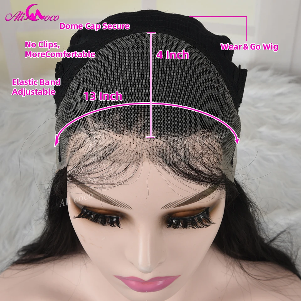 Dark Burgundy Colored Straight Human Hair Wigs 13x4 Lace Front Wigs Pre-Plucked Natural Hairline 13x6 Lace Frontal Wig 180