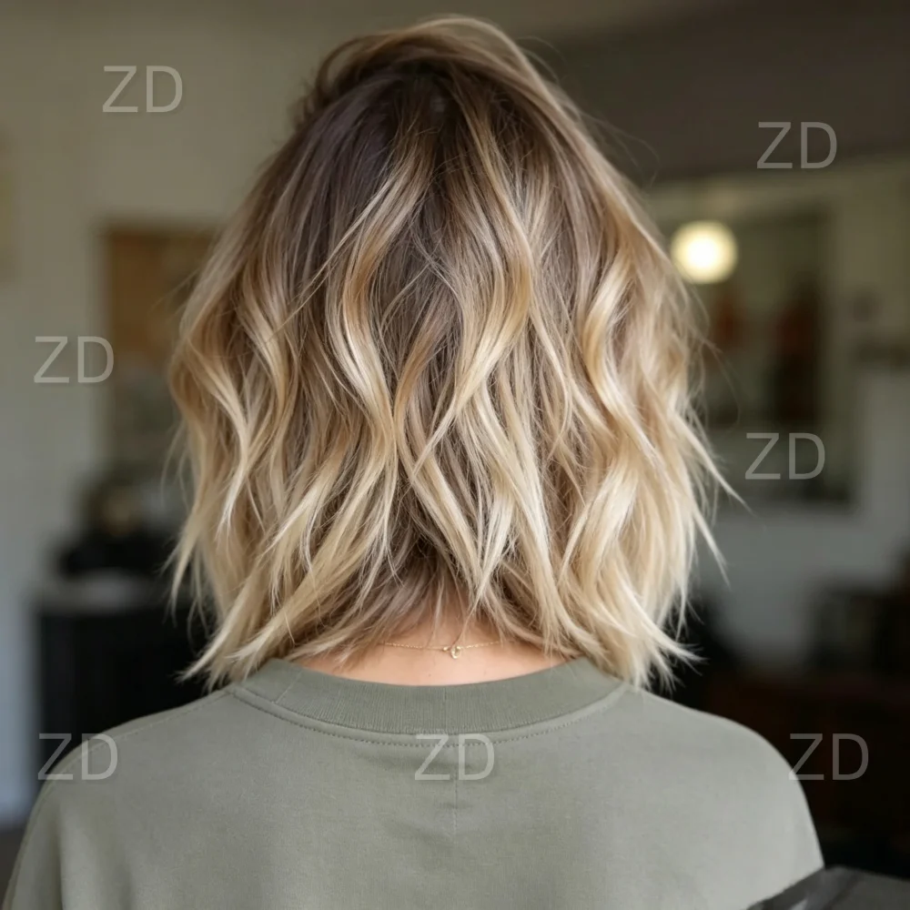 Soft Ombre Blond Body Wave150 density and 13×4 100%human hair wig lace front wig, with baby hair pre plucked
