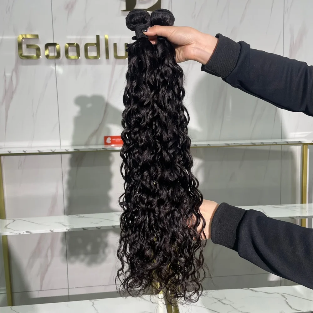 12A Ocean Wave Bundles 100% Virgin Human Hair Quality Double Drawn Vietnamese Hairs Extensions On Clearance Millionaire Queen
