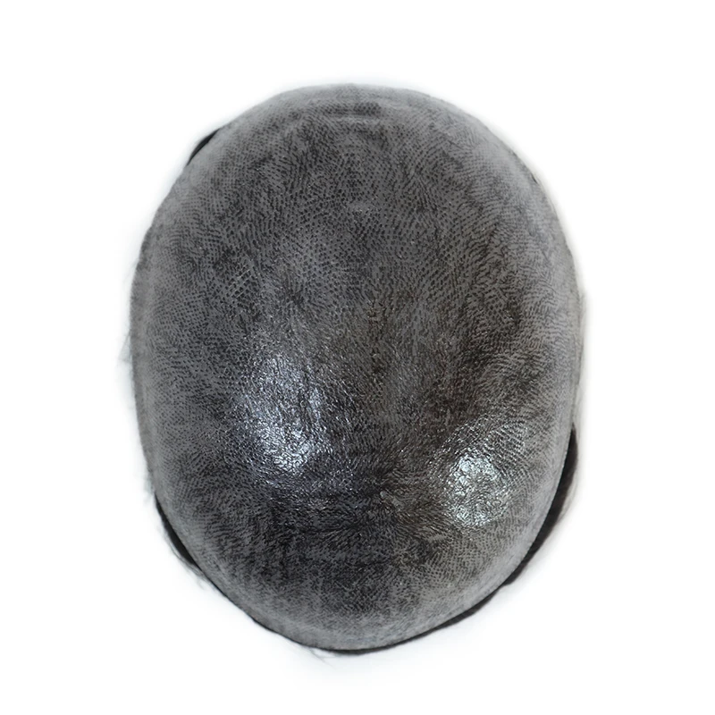 Male Hair Prosthesis I SKIN 0.12-0.14mm Full PU With Knots Real Human Hair Replacement System Unit Remy Hair Capillary Prothesis