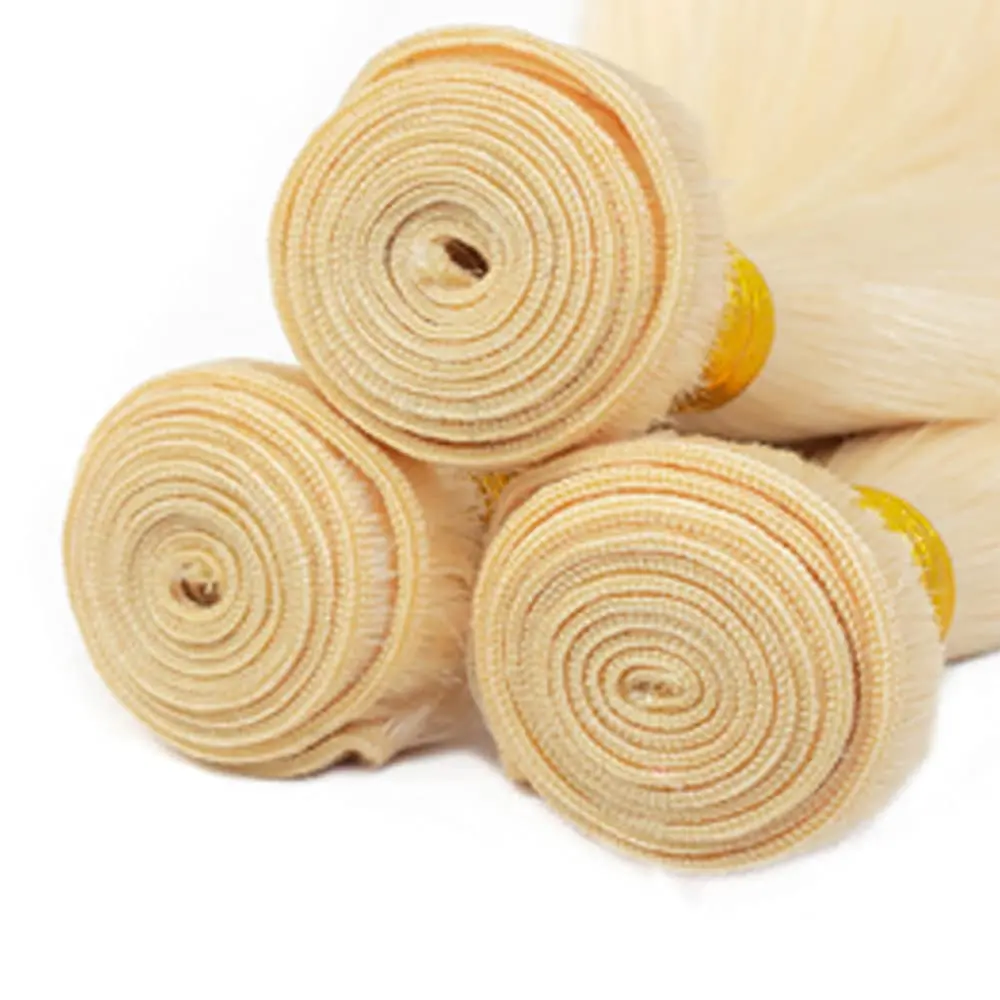 613 Human Hair Bundles Straight Blonde Bundles Human Hair 22 24 26 Inch Brazilian Virgin 613 Bundles Blonde Straight Bundles Human Hair Extensions