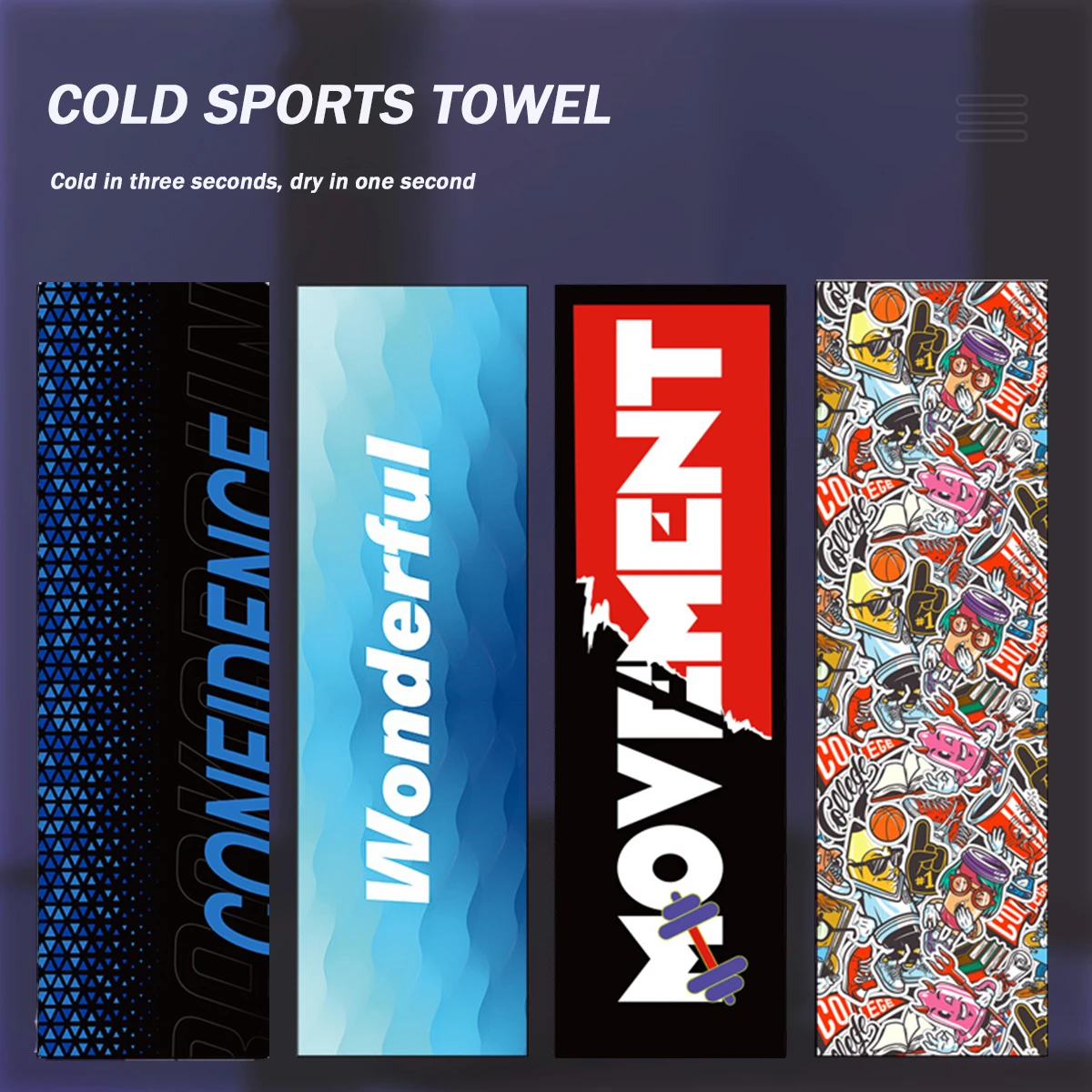 1Pc Quick Drying Towel Breathe Cold-feeling Towel Sweat-absorbent Towel For Sports Fitness Running Gym Yoga Soft Microfiber Towe