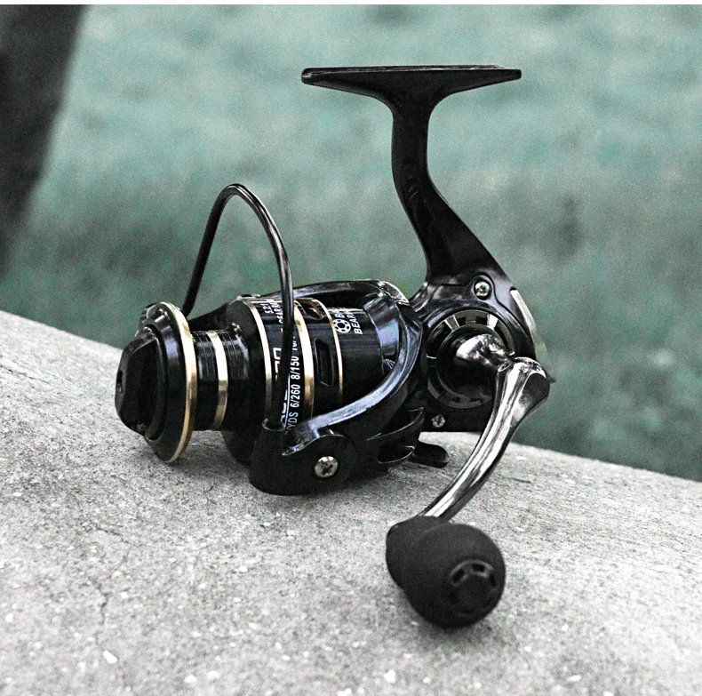 DEUKIO Spinning Fishing Reel 2000-7000 Metal Spool 12KG Max Drag 5.2:1 CNC Handle Long Casting Saltwater Freshwater Lure
