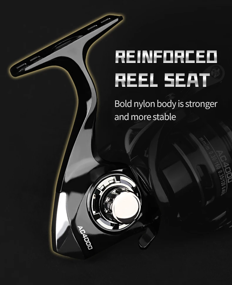 DEUKIO Spinning Fishing Reel 2000-7000 Metal Spool 12KG Max Drag 5.2:1 CNC Handle Long Casting Saltwater Freshwater Lure
