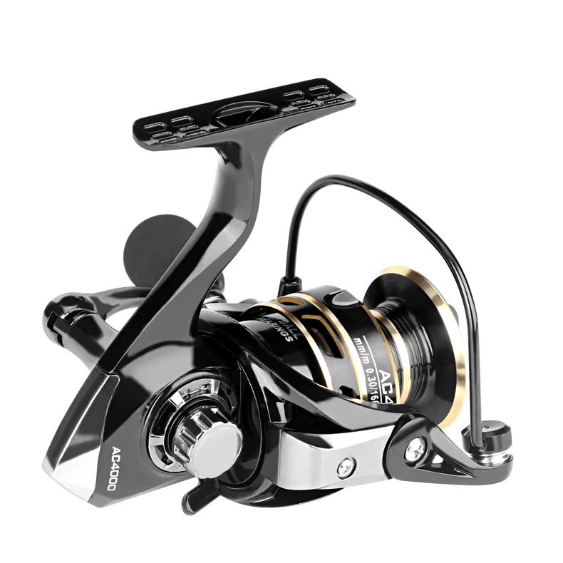 DEUKIO Spinning Fishing Reel 2000-7000 Metal Spool 12KG Max Drag 5.2:1 CNC Handle Long Casting Saltwater Freshwater Lure