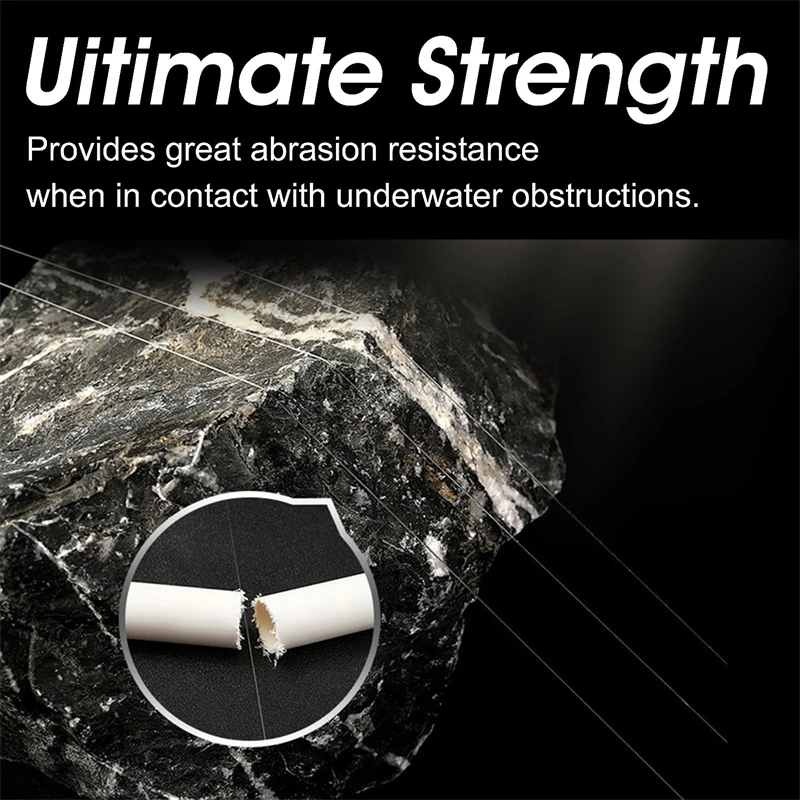 Zukibo 50/100M 100% Fluorocarbon Fishing Line High Quality Leader Line Super Strong Japan Clear Carbon Fiber Fishing Line 2-84lb
