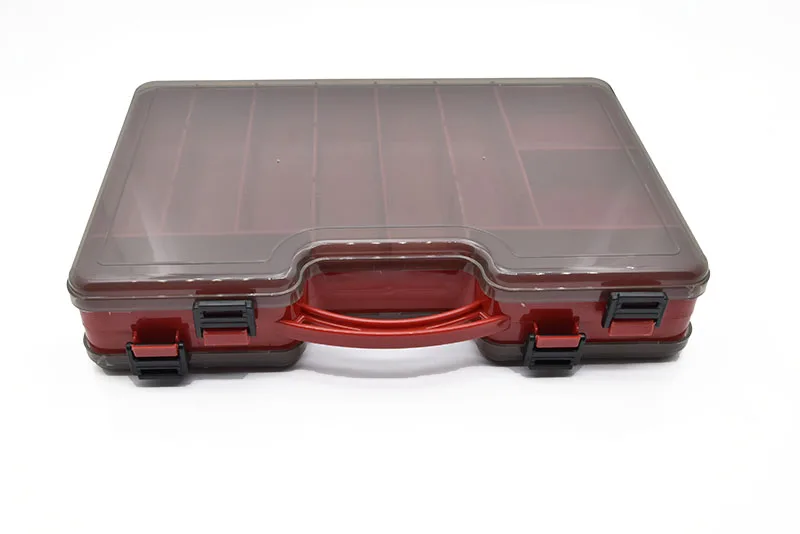 Double Sided Fishing Tackle Box Fishing Accessories Tool Storage Boxes Fish Hook Lure Fake Bait Boxes For Carp Fishing Goods