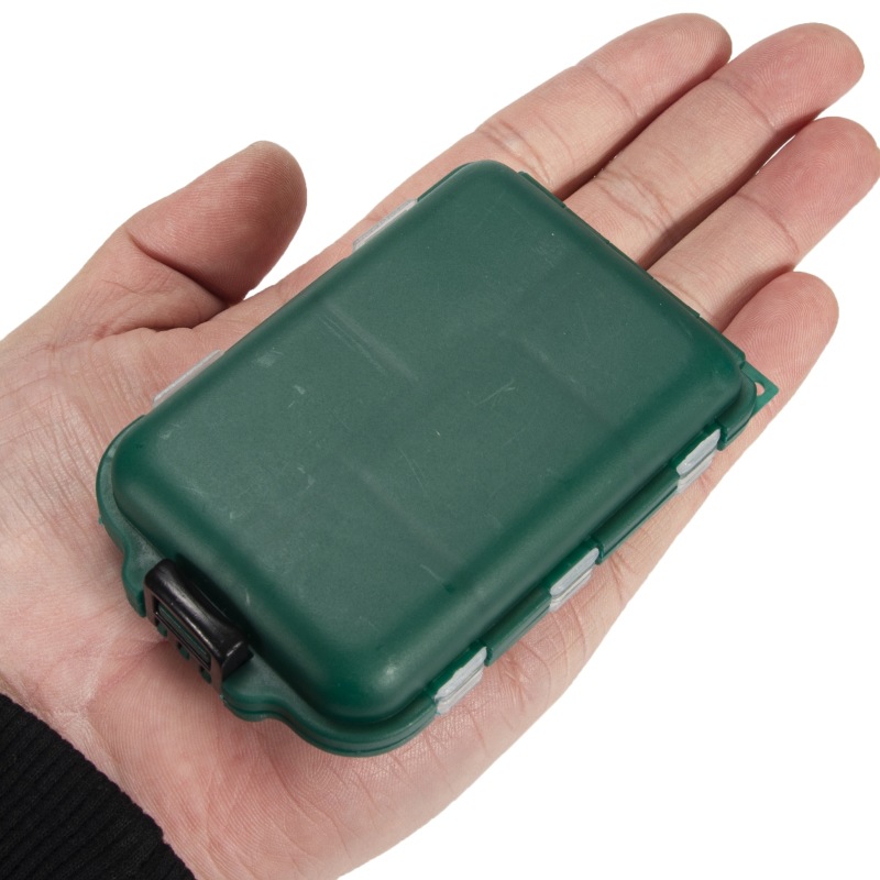10 Grid Fishing Accessories Storage Box Luya Fishing Gear Divided Grid Bait Box Double-sided Fishing Group Accessories Box