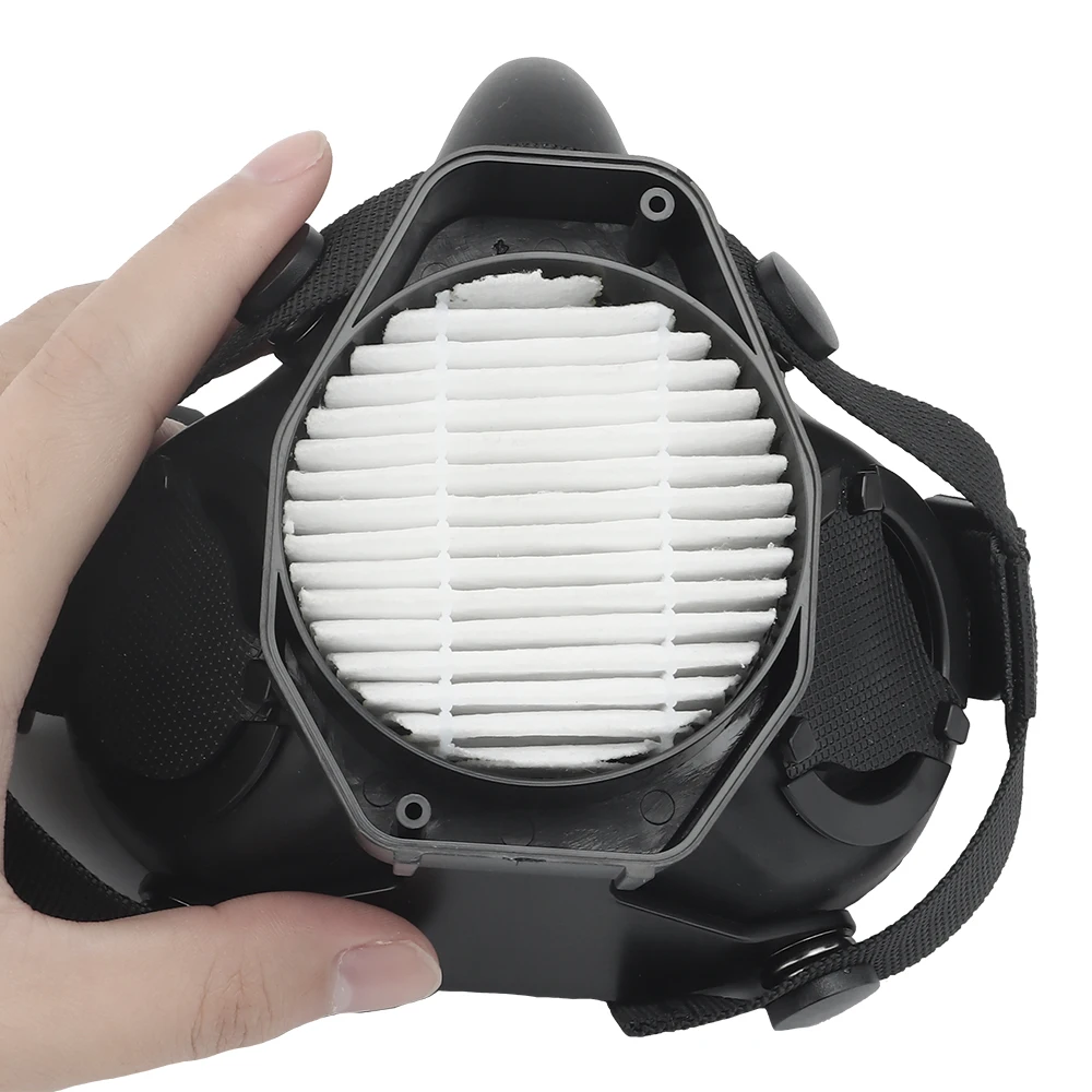 SOTR Mask Special Tactical Respirator Gas Mask Half Face for Militar Paintball Airsoft CS Cosplay HEPA Filtration Particulat