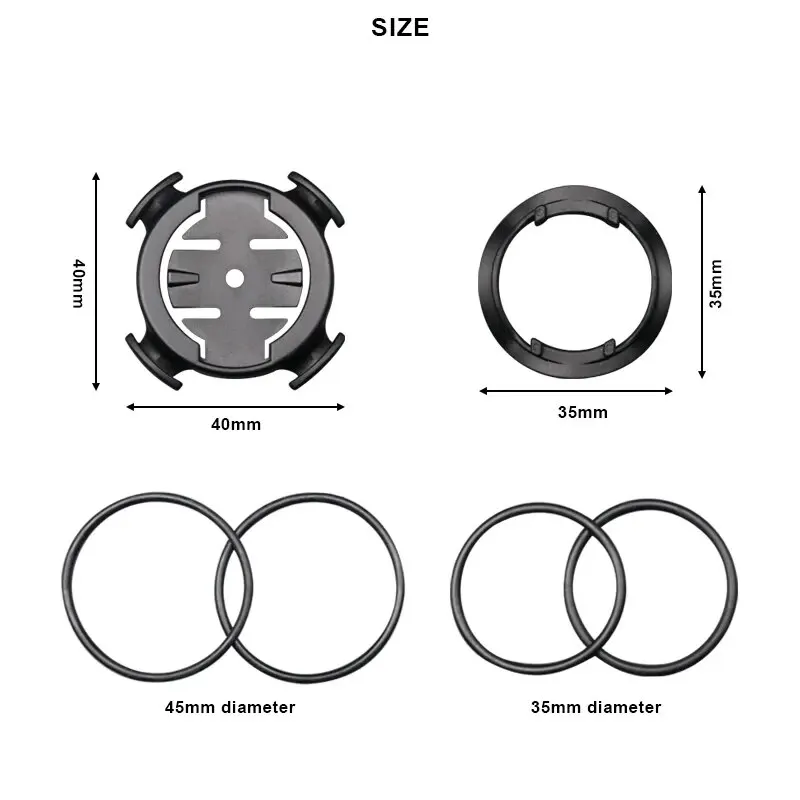 Bicycle Computer Holder Plastic MTB Mountain Bike Stopwatch Mount Bracket Road Cycling Speedometer Stand for Garmin Edge Series