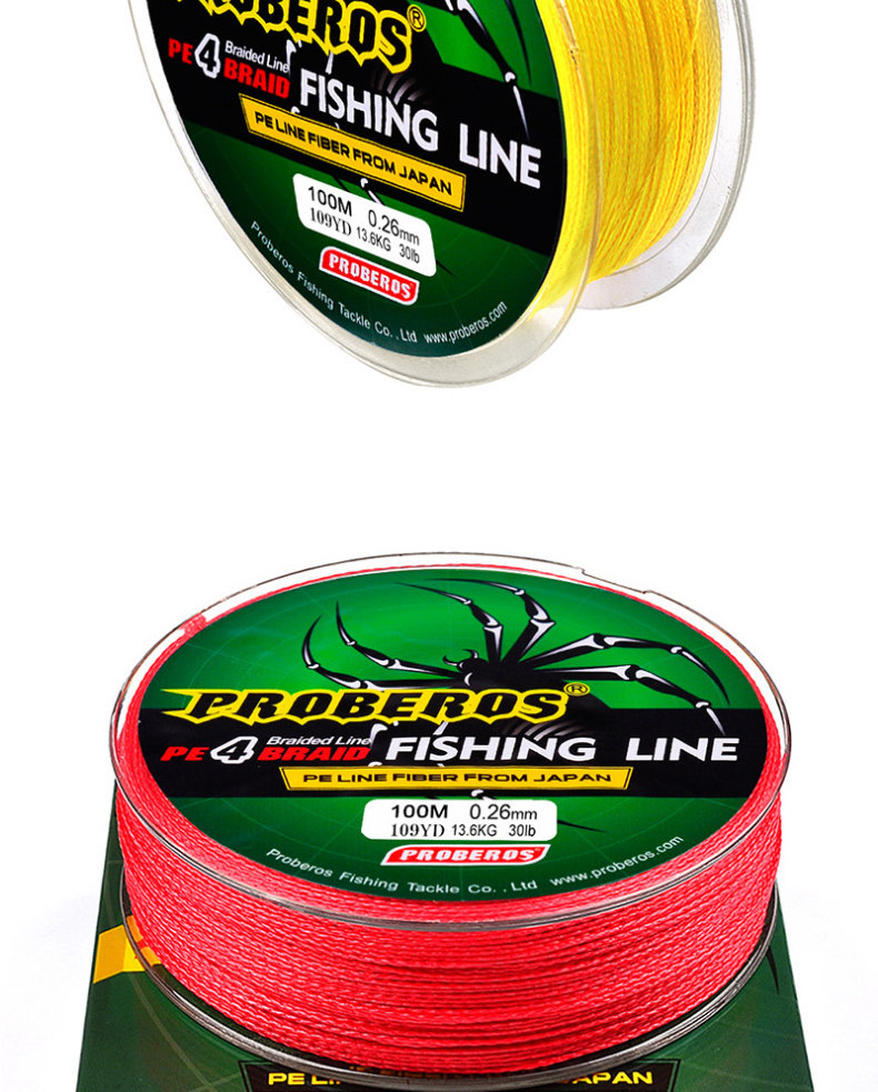 4 Strands Fishing Line Multifilament 6LB-100LB Japan PE Weave Multifilament Line Carp Fishing Japanese Braided Wire 100M PE Line