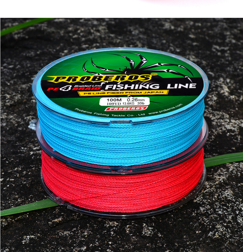 4 Strands Fishing Line Multifilament 6LB-100LB Japan PE Weave Multifilament Line Carp Fishing Japanese Braided Wire 100M PE Line